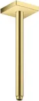 AXOR-HG-AXOR-ShowerSolutions-Deckenanschluss-300-mm-eckig-Brushed-Brass-26438950 gallery number 1